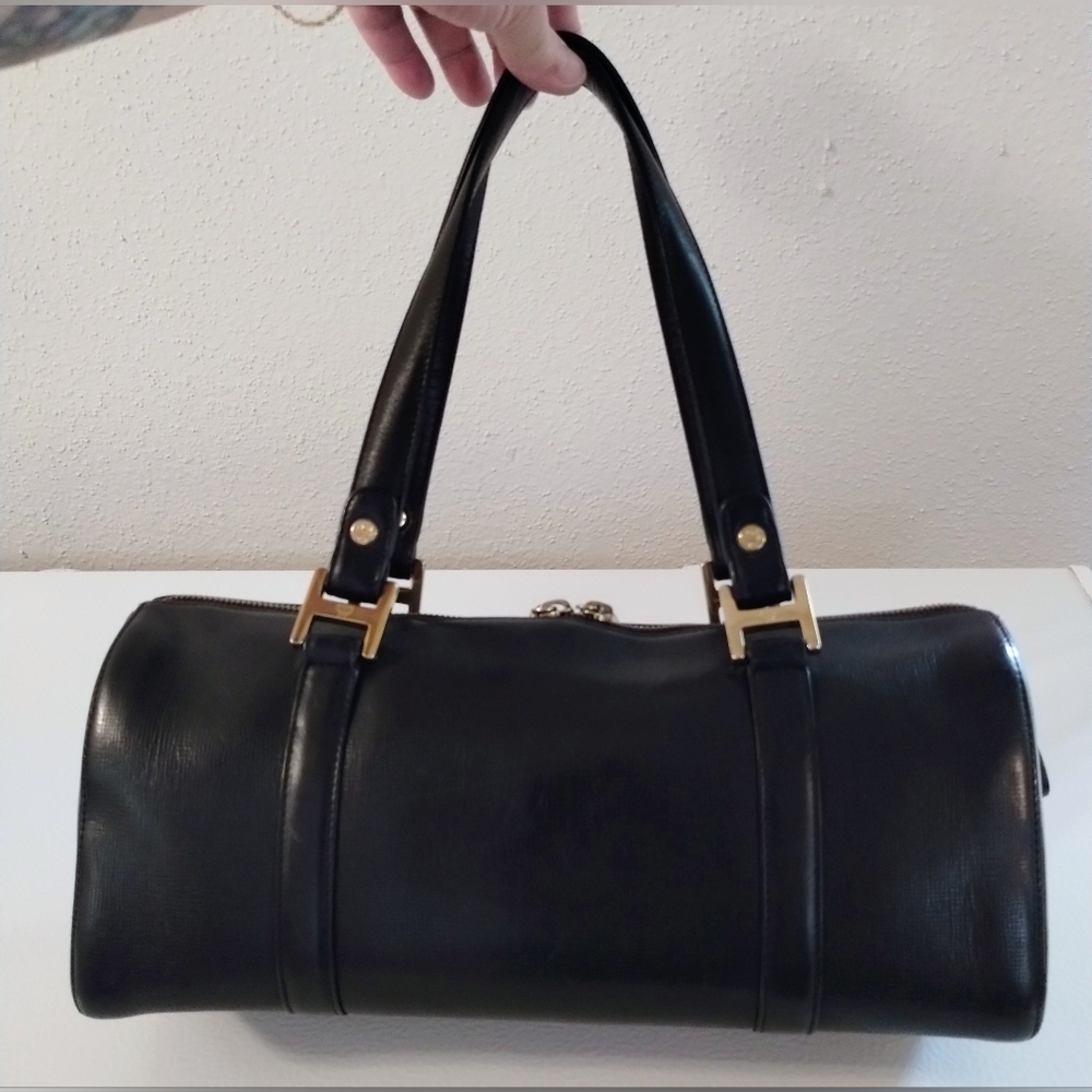 SOLD SOLD SOLD SOLD SOLD MCM Barrel Bag With Studs - Picture 2 of 12